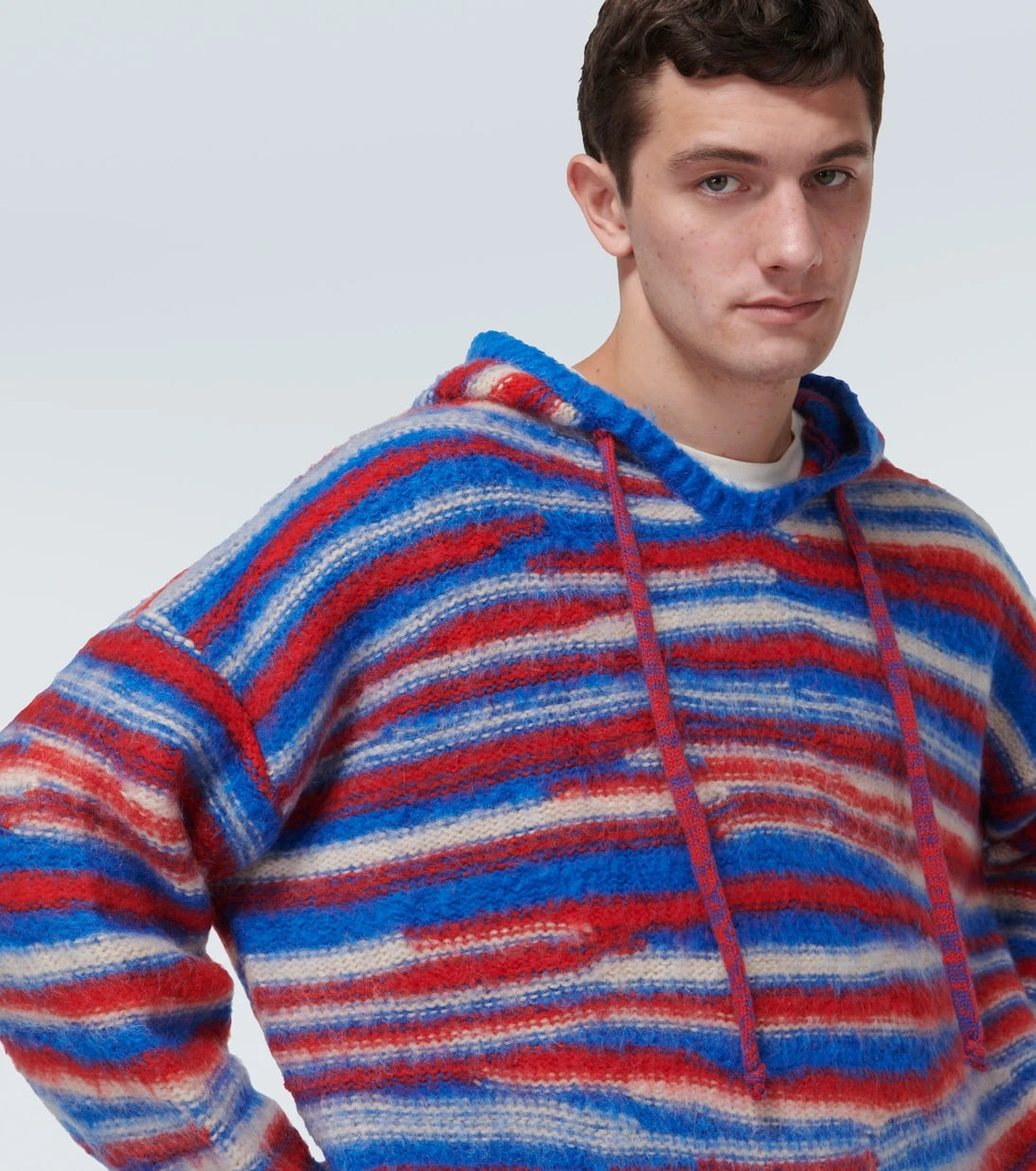 ERL - Gradient knitted oversized hoodie