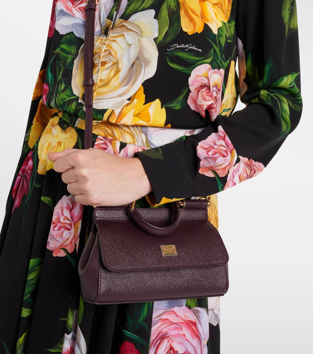 Dolce&Gabbana - Sicily Small leather tote bag