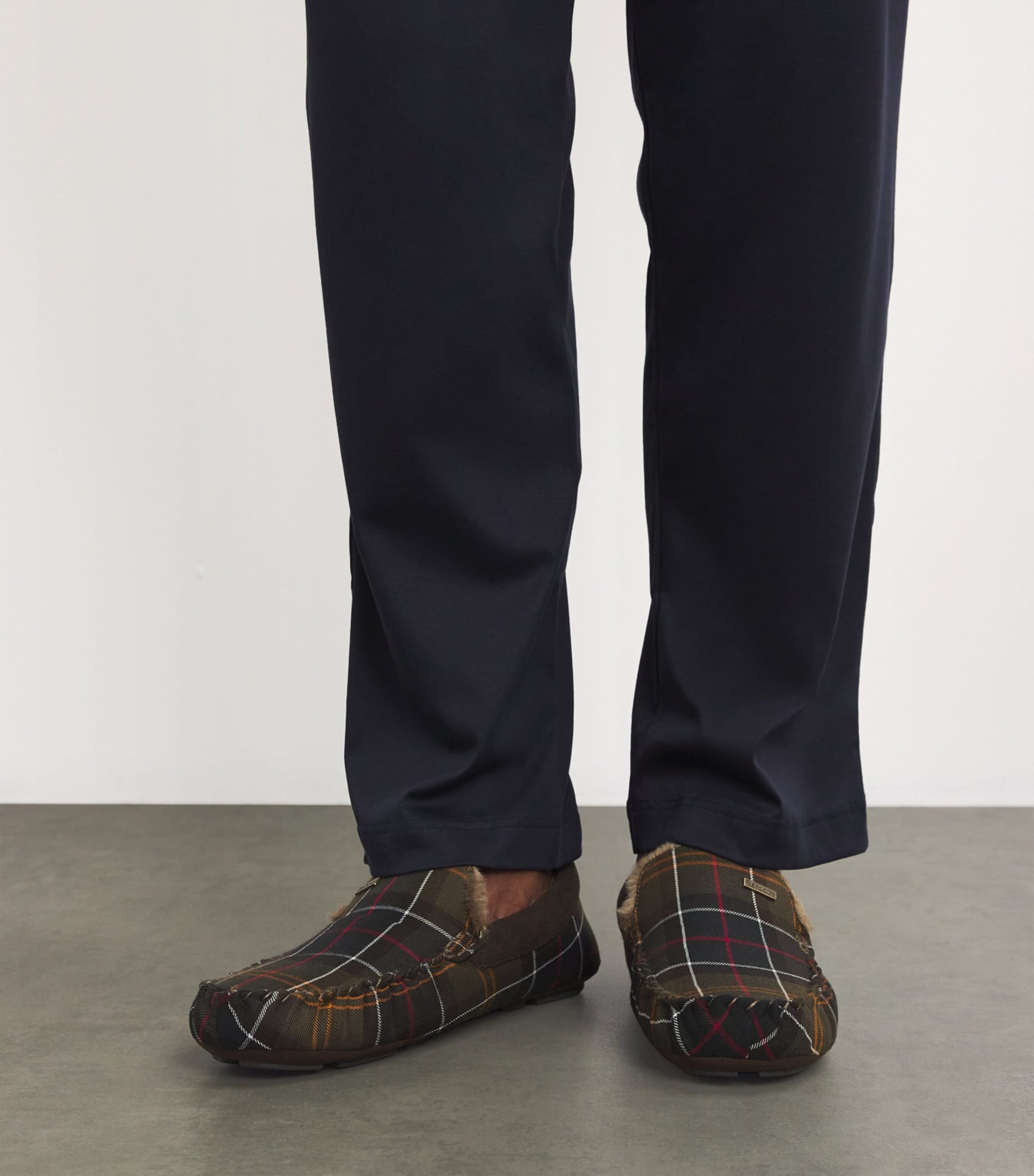 Recycled Tartan Monty Slippers