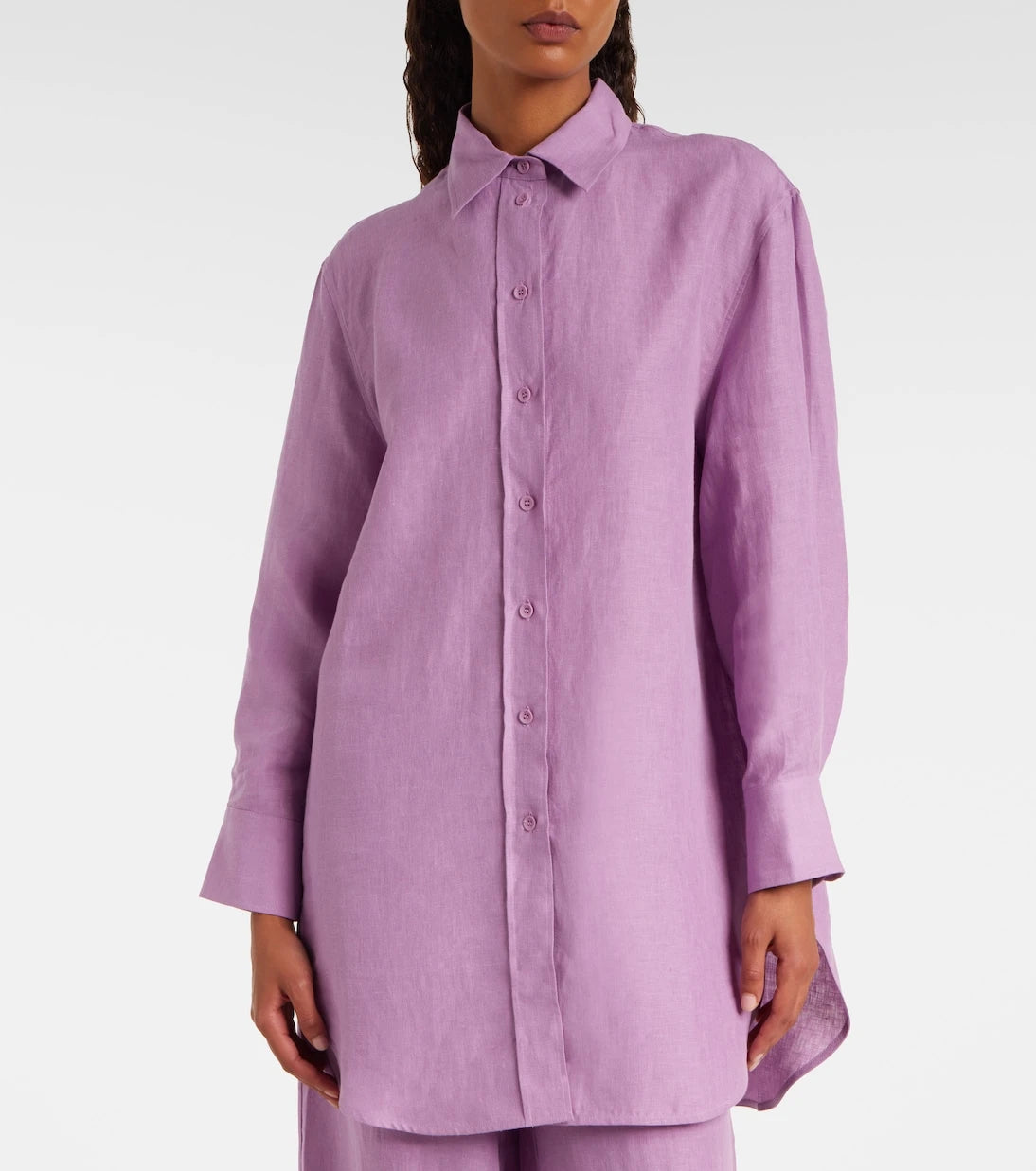 Eres - Mignonette linen shirt