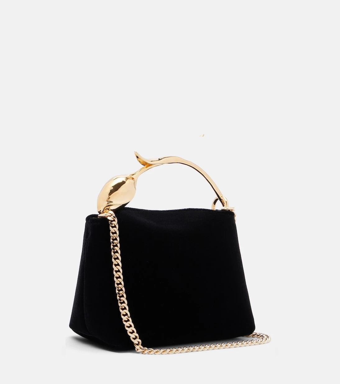 Erdem - Bloom Micro velvet top-handle bag