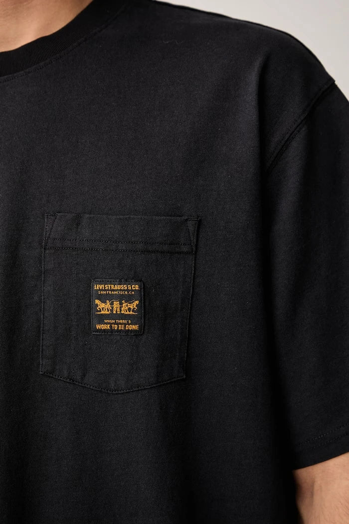 Levi's pamuklu erkek SS WORKWEAR PKT tişört