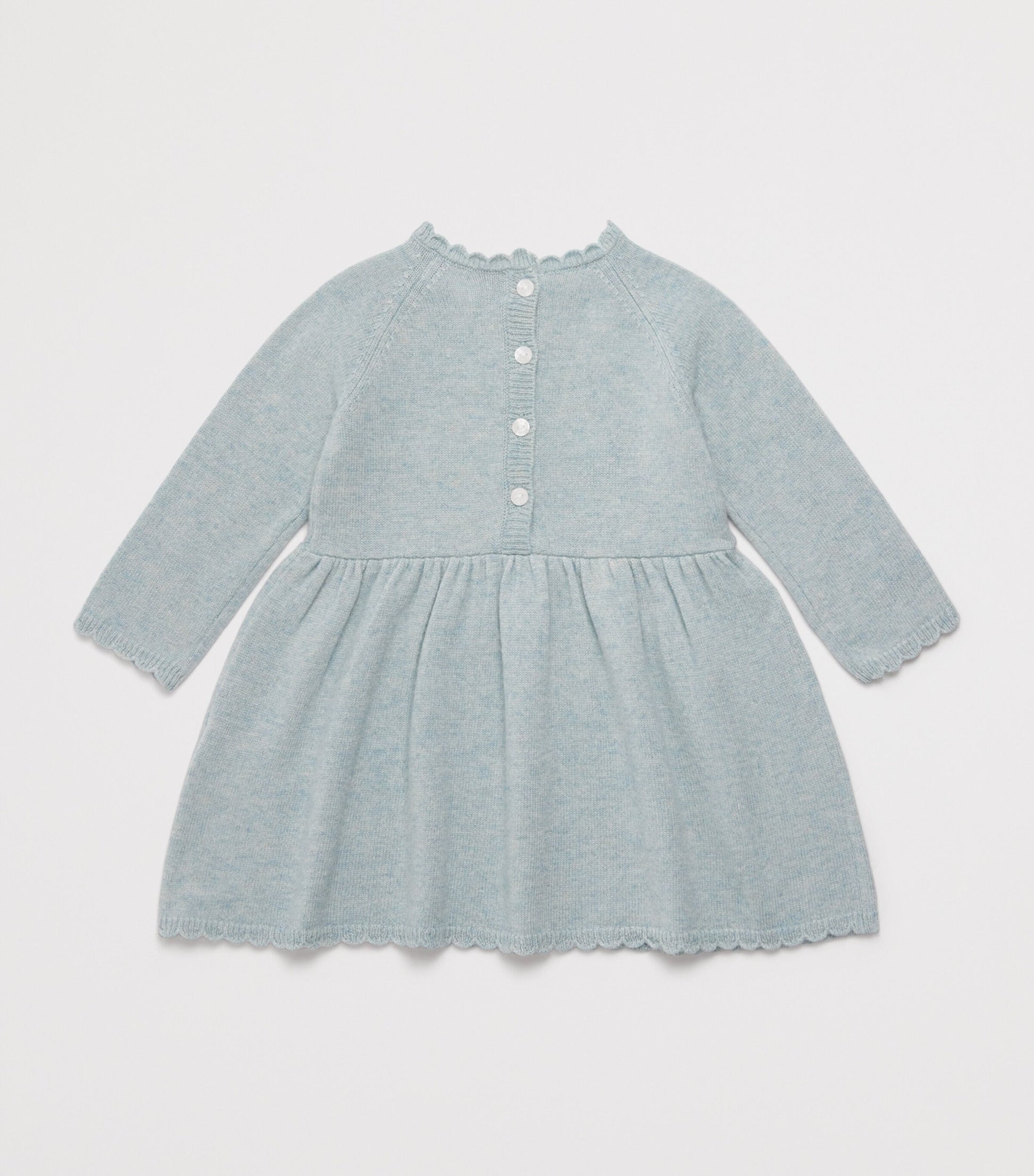 Tartine et Chocolat Green Floral Embroidered Dress (3 Months-4 Years)