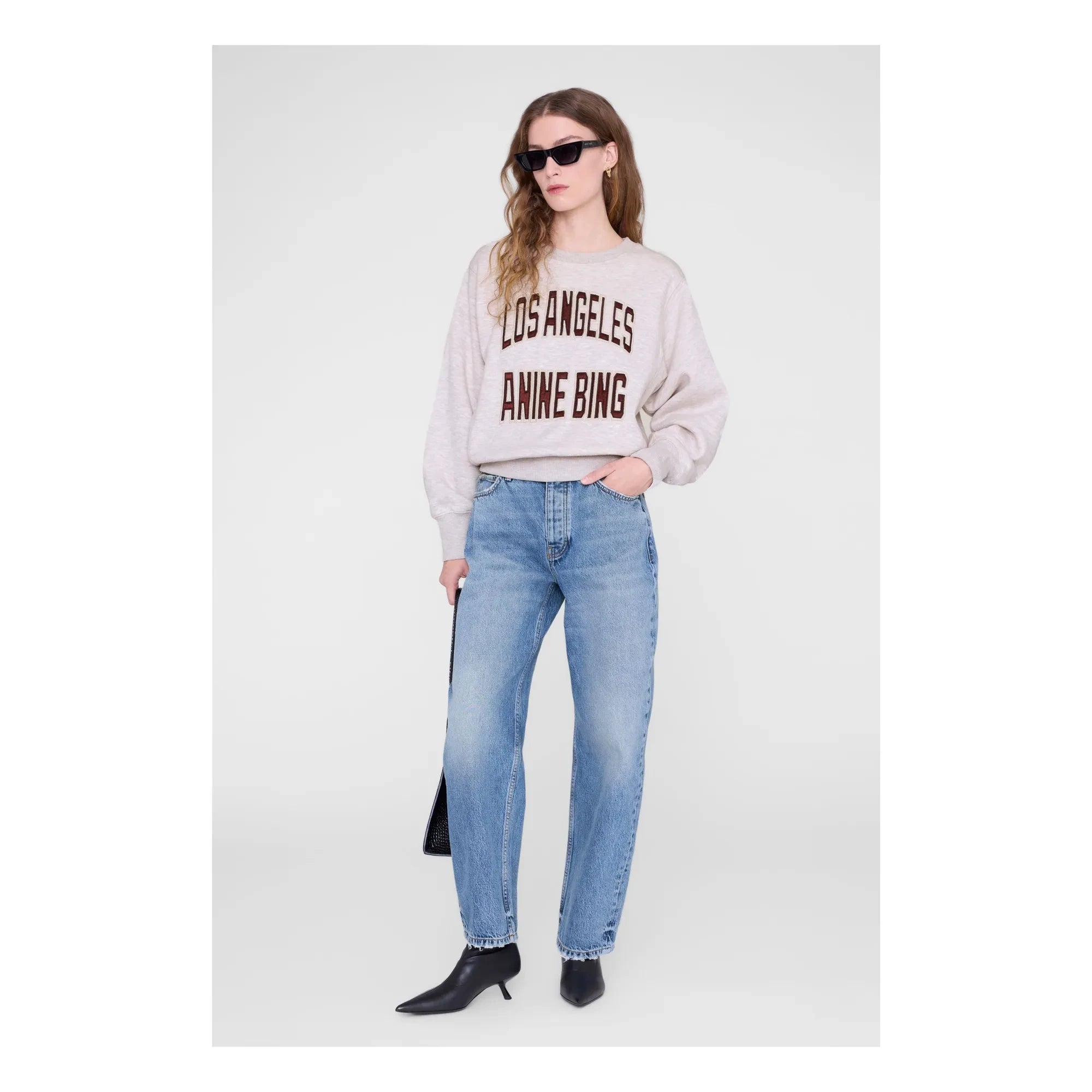 Anine Bing - Harry LA sweatshirt | Heather beige