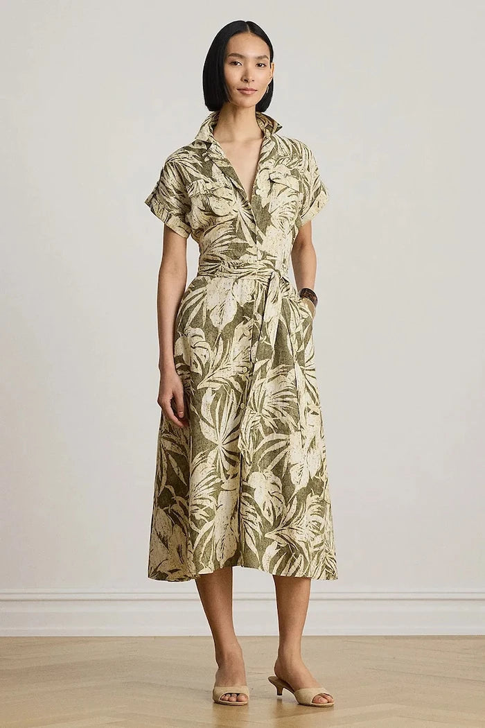 Lauren Ralph Lauren keten kloş elbise