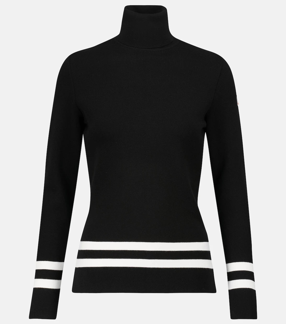 Fusalp - Striped turtleneck knit sweater
