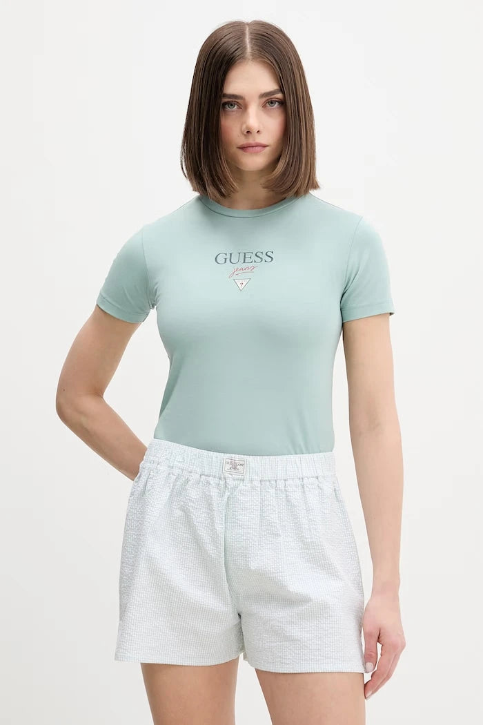 Guess Jeans kadın pamuklu tişört