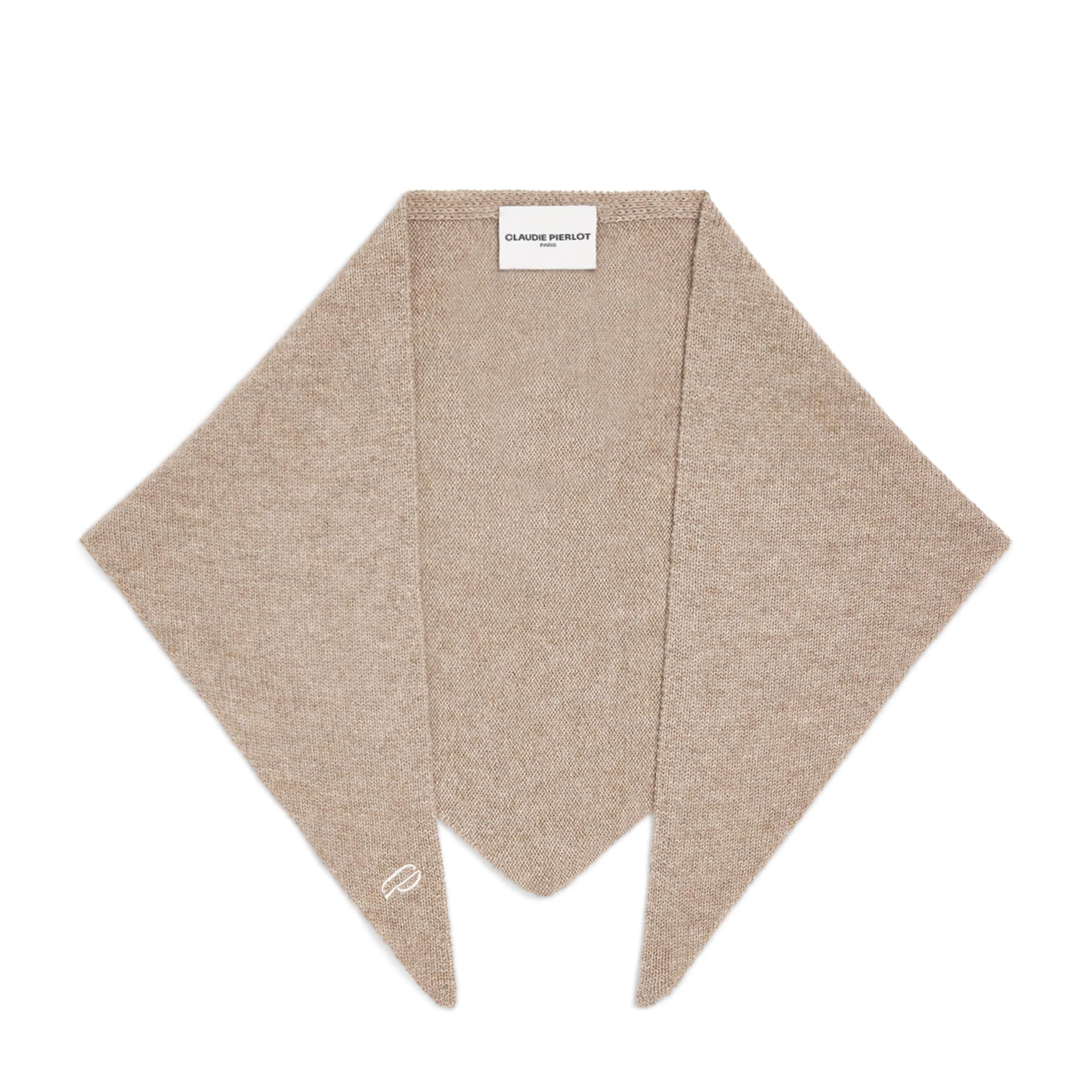 Claudie Pierlot White Cashmere Scarf