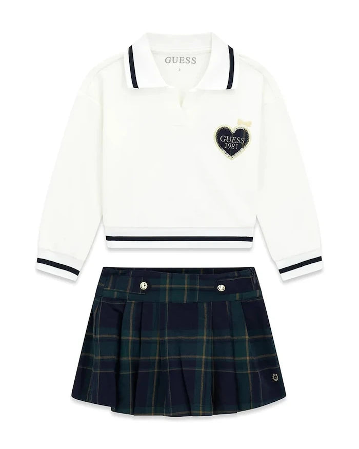 Guess çocuklar için pamuklu günlük комплект