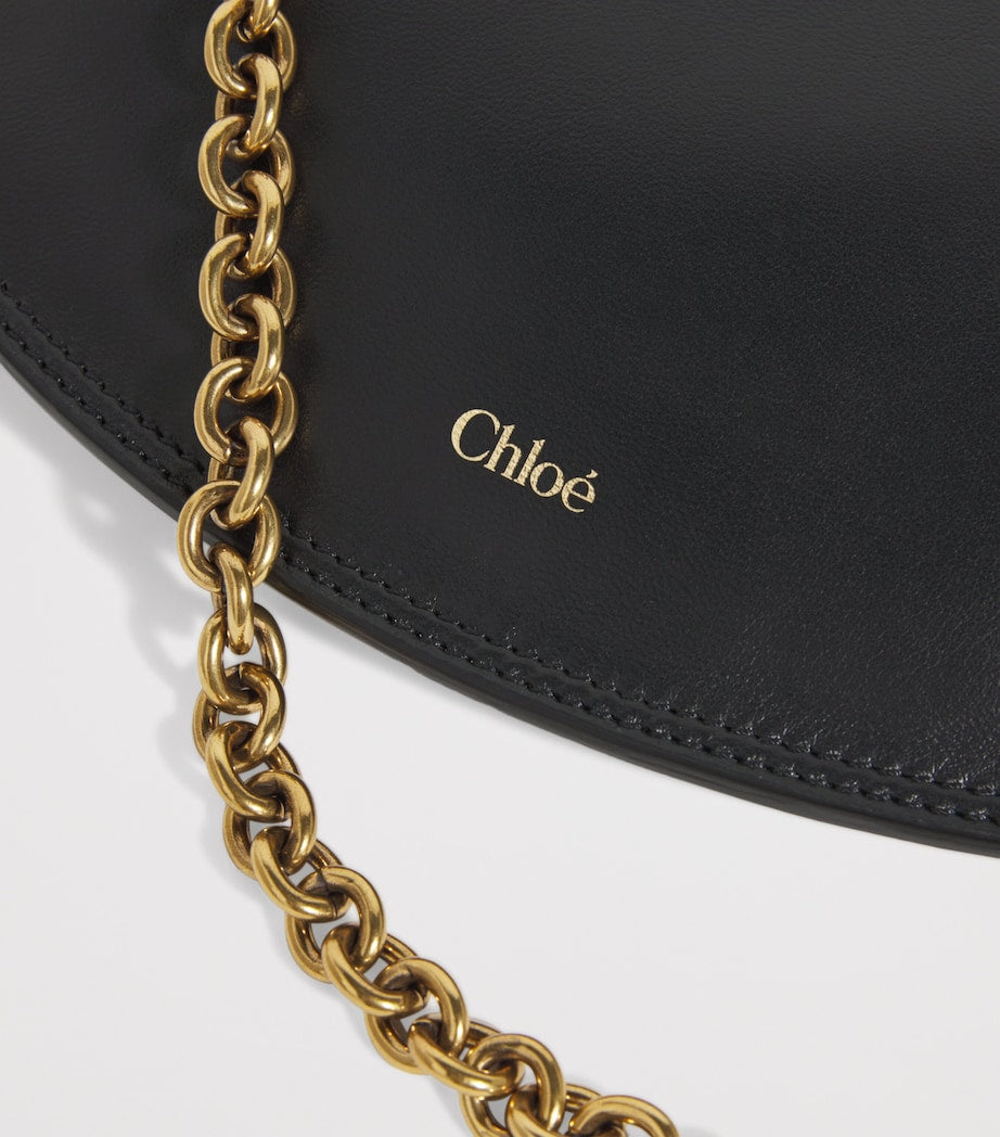 Chloé Leather Half-Moon Shoulder Bag