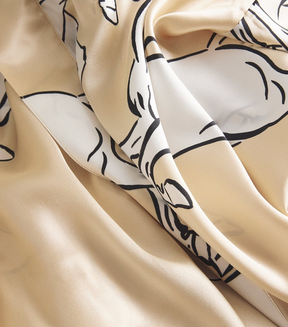 Gold Silk Mimi Clementine Robe