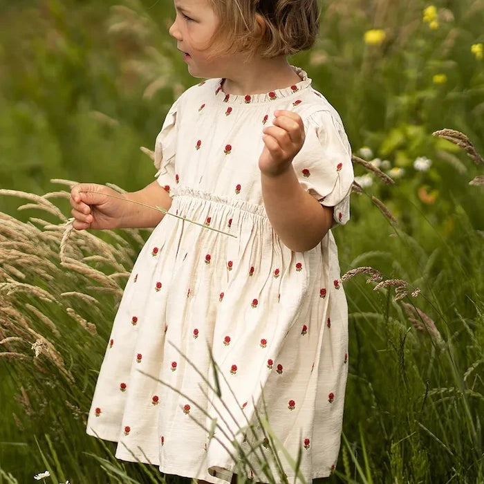 Donsje лятна рокля Camilla Dress Red Roses
