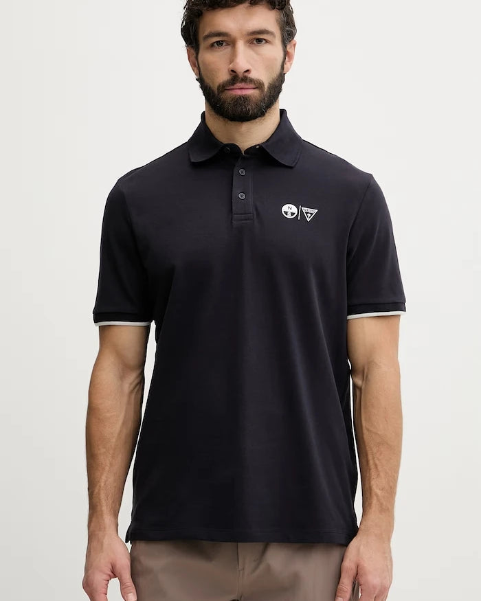 Guess erkek pamuk ve elastanlı T-shirt x North Sails