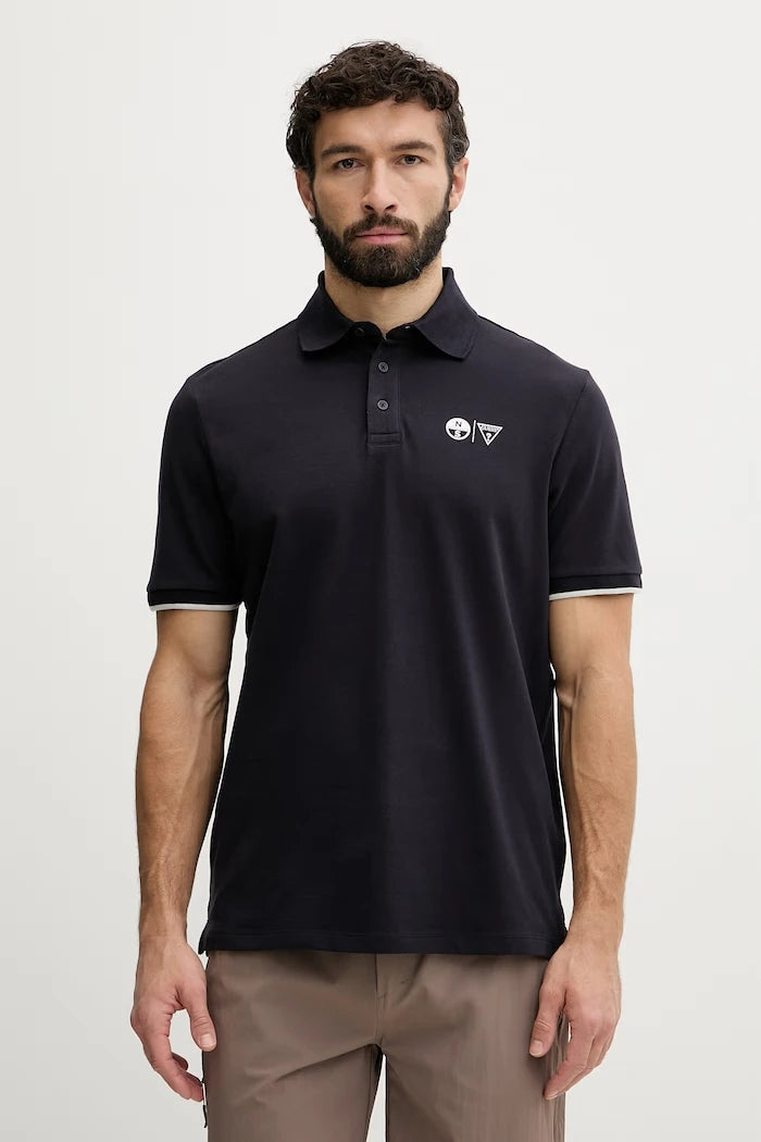 Guess erkek pamuk ve elastanlı T-shirt x North Sails
