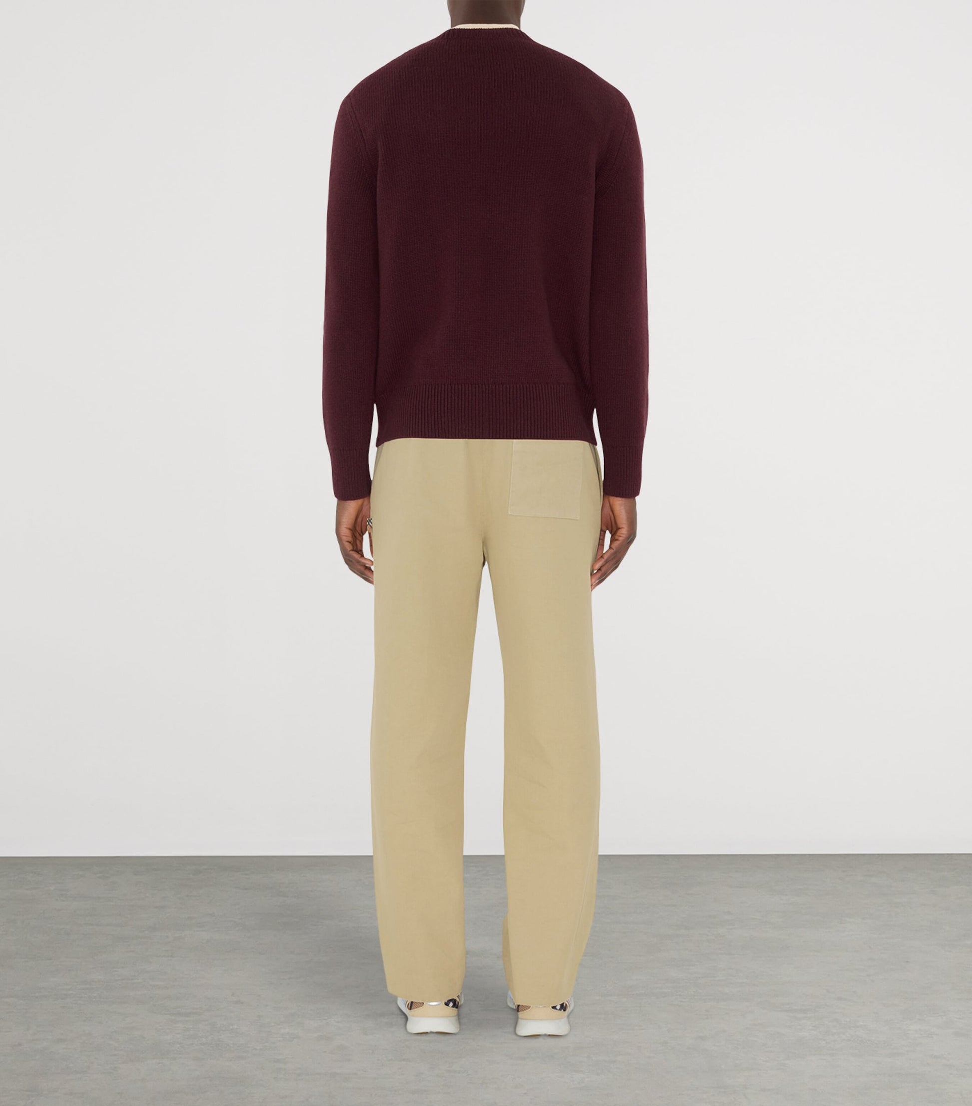 Red Wool-Cashmere EKD Sweater