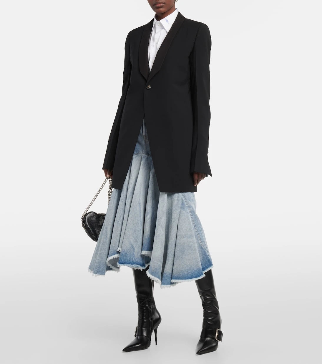 Vetements - Denim midi skirt