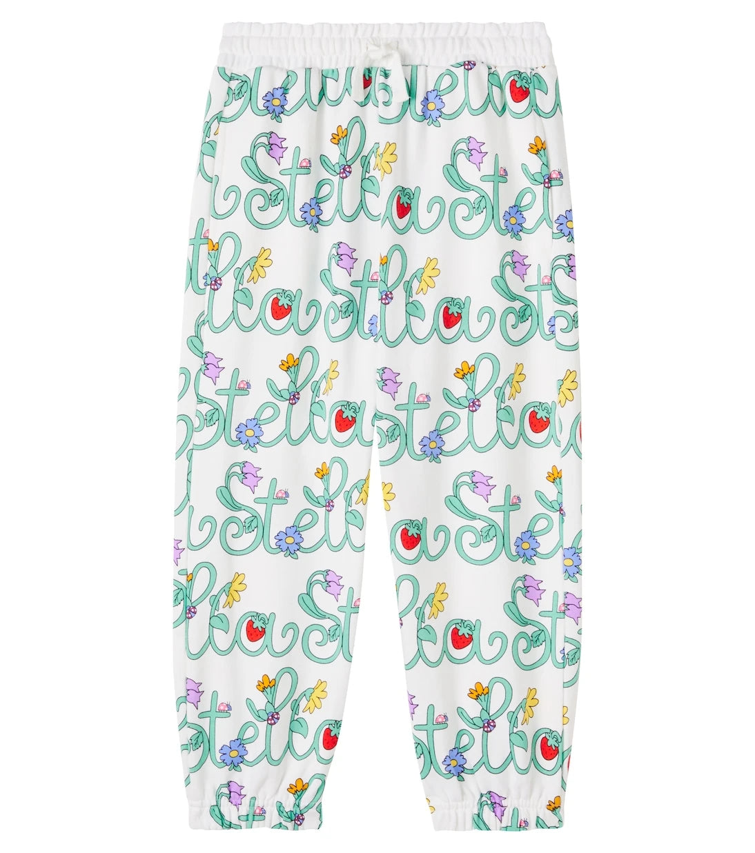 Stella McCartney Kids - بنطال رياضي قطني مطبوع