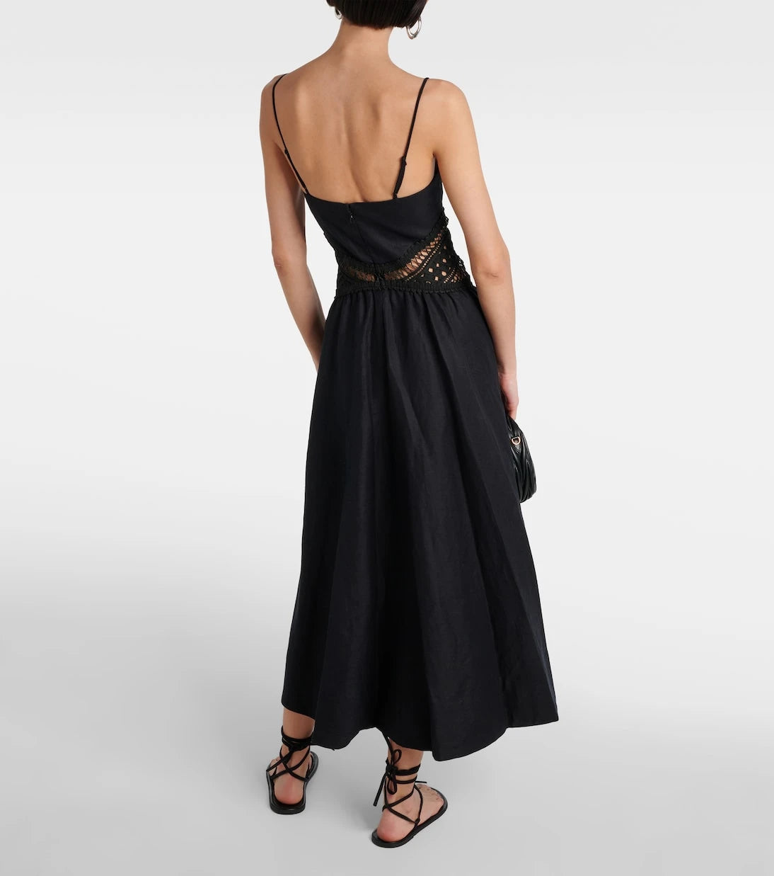 Simkhai - Malena linen-blend midi dress