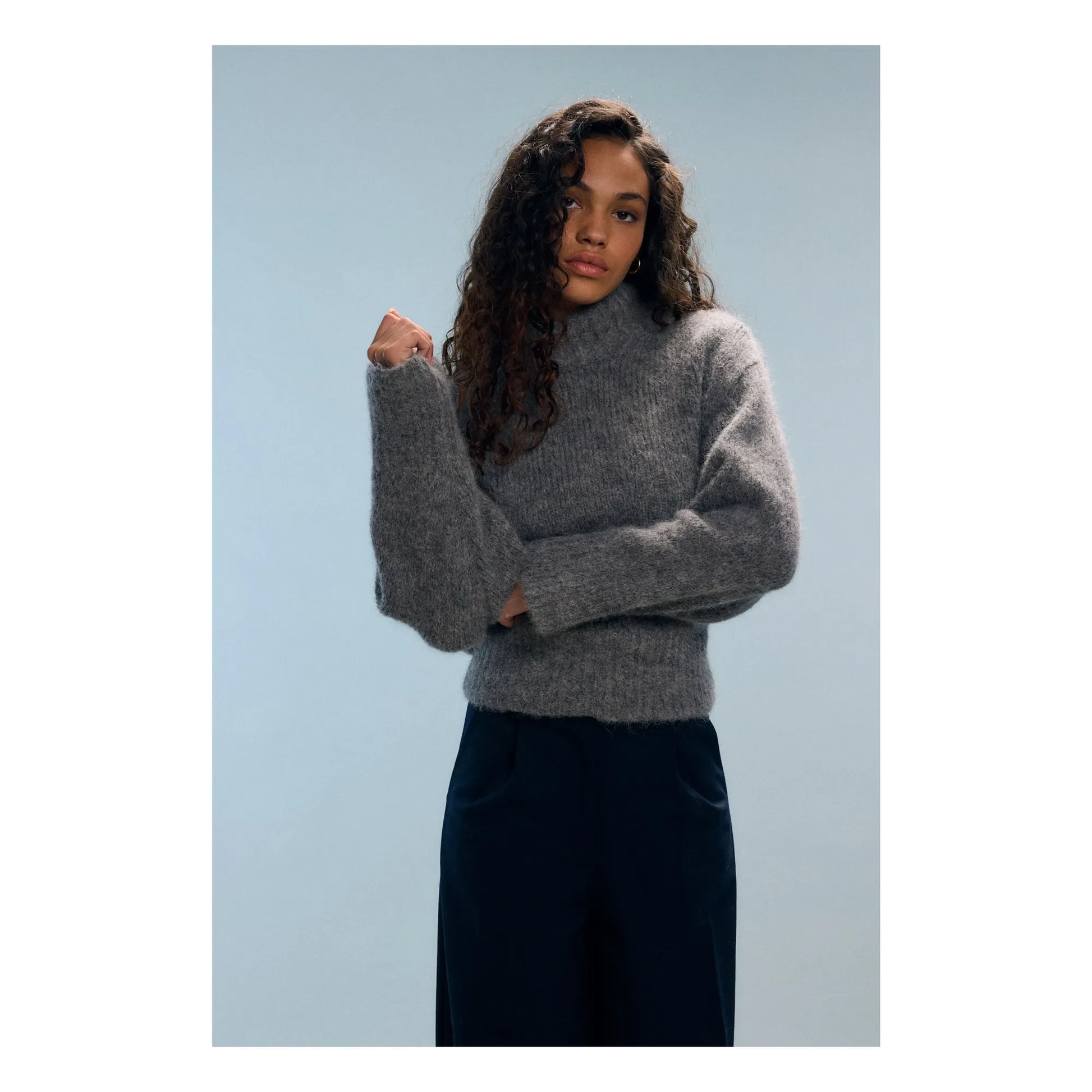 Nitah - Marc Alpaca sweater | Grey