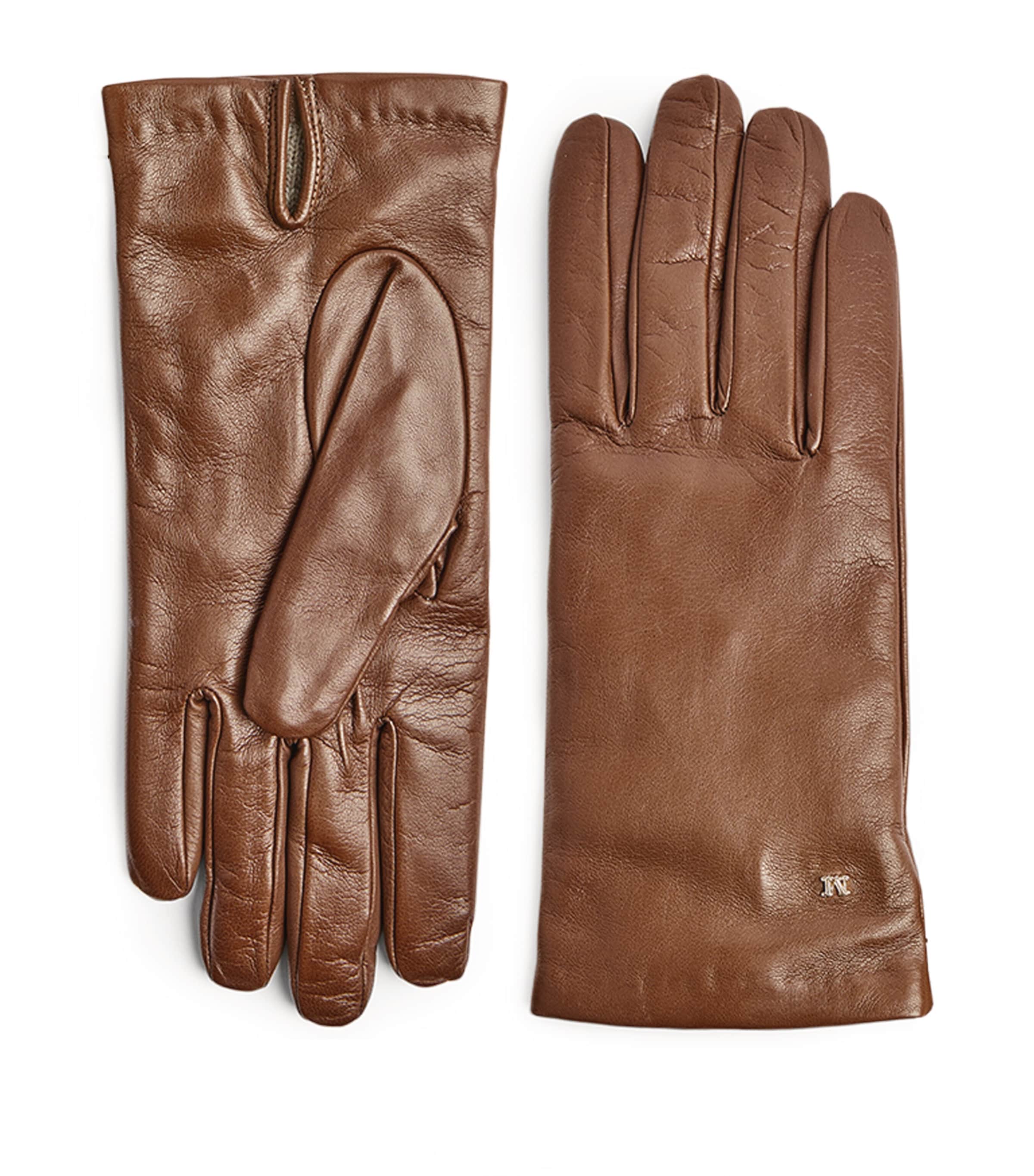 Brown Leather Gloves