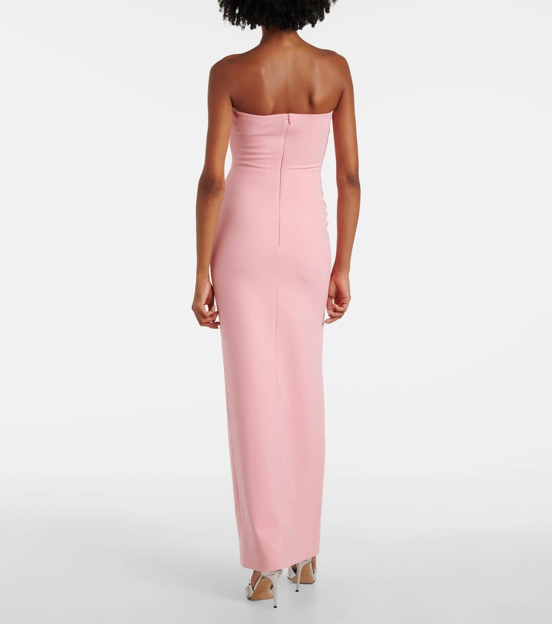 Solace London - Bysha strapless crêpe gown