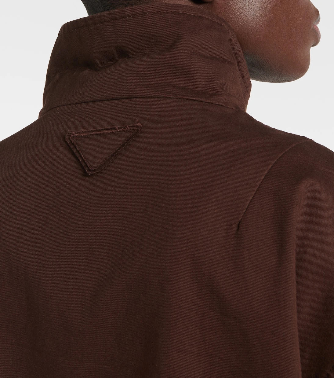 Prada - Oversized cotton field jacket