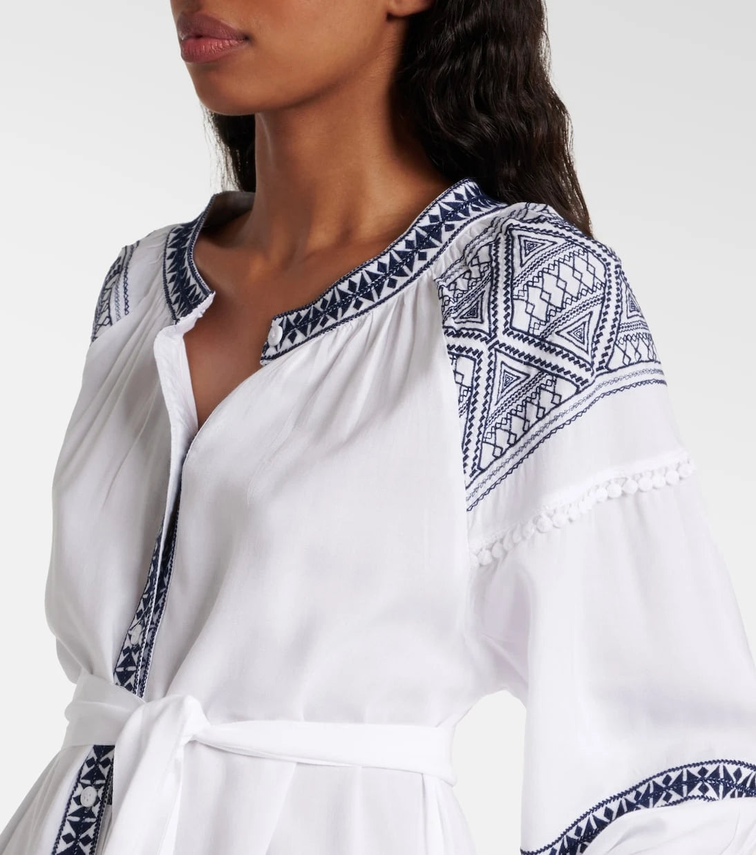 Melissa Odabash - Ally embroidered midi dress