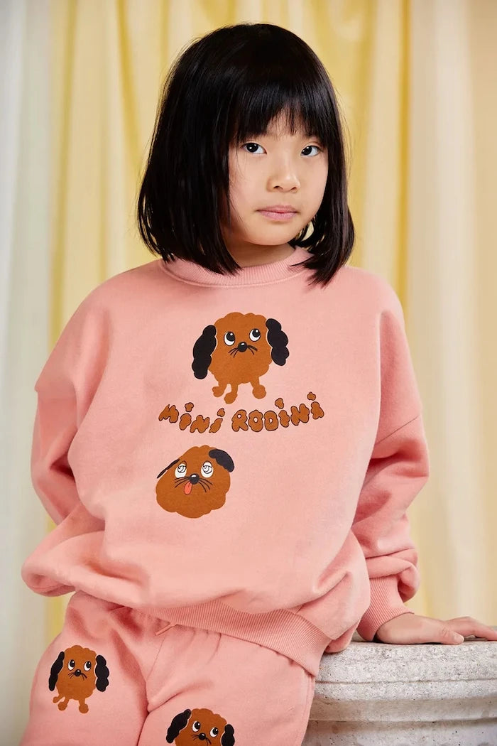 Детски памучен суичър Mini Rodini Doggies