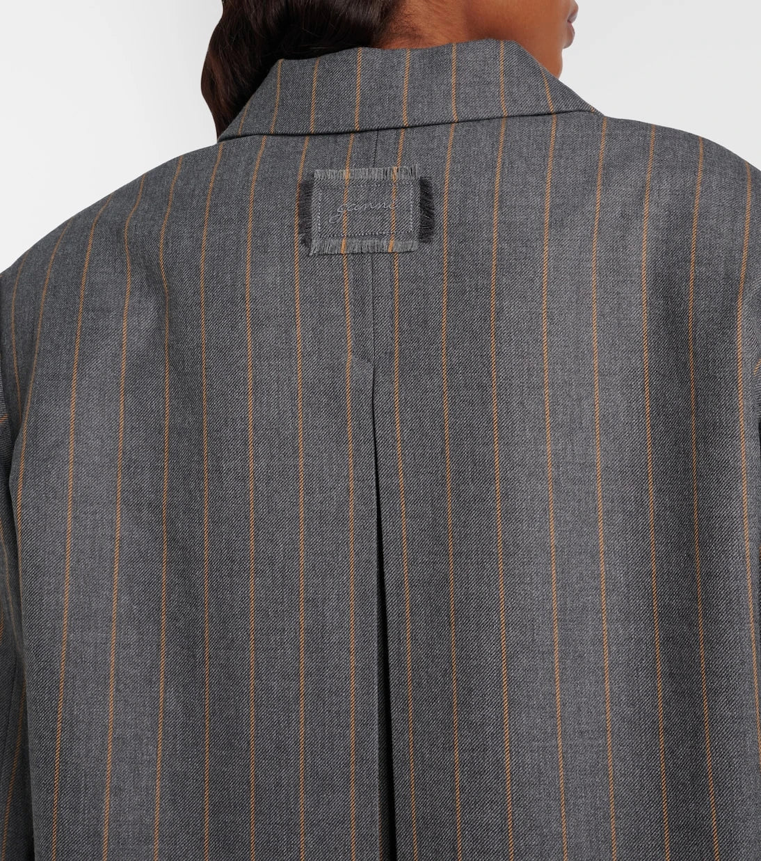 Ganni - Pinstripe blazer