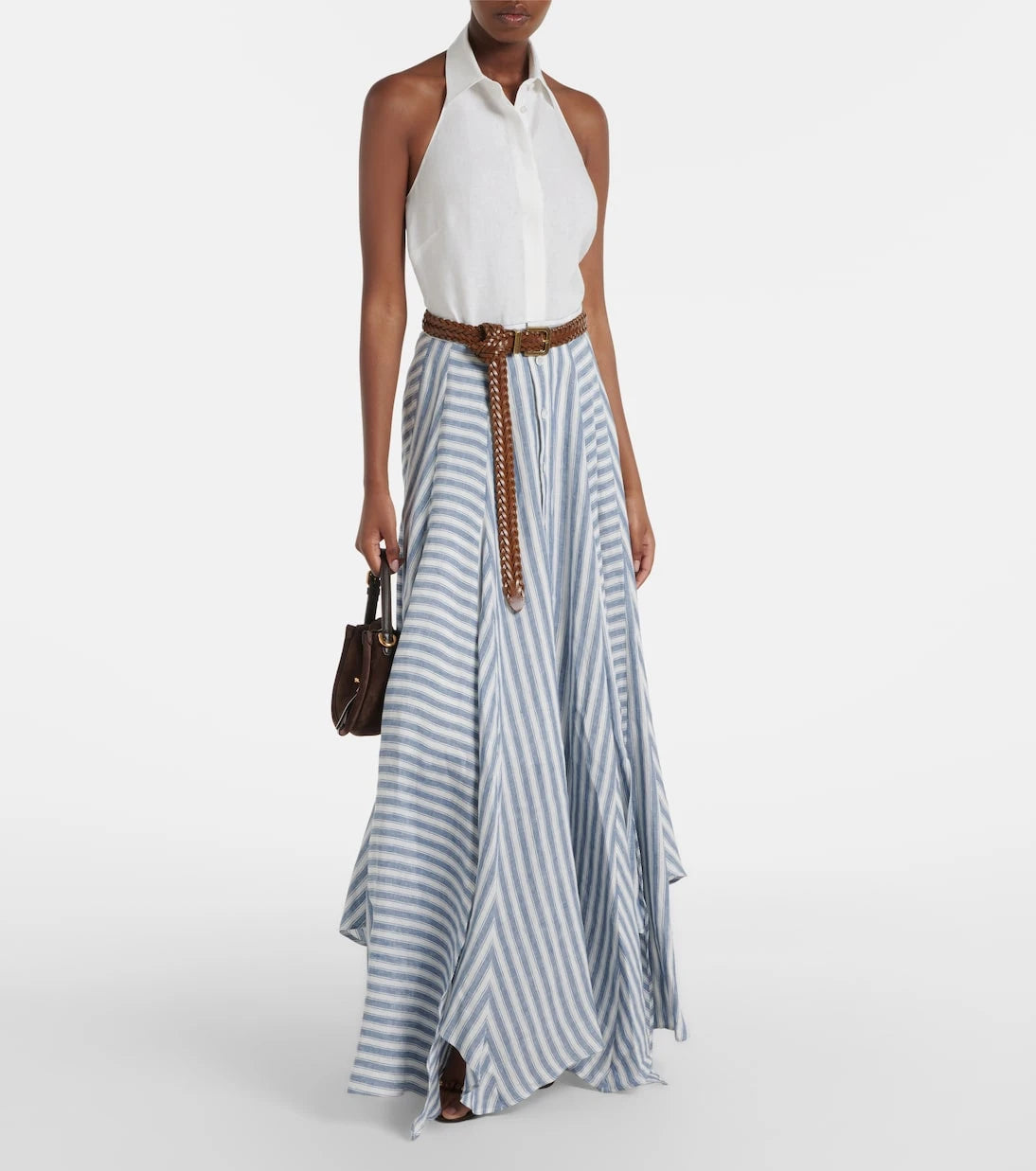 Ralph Lauren Collection - Eldred halterneck linen top