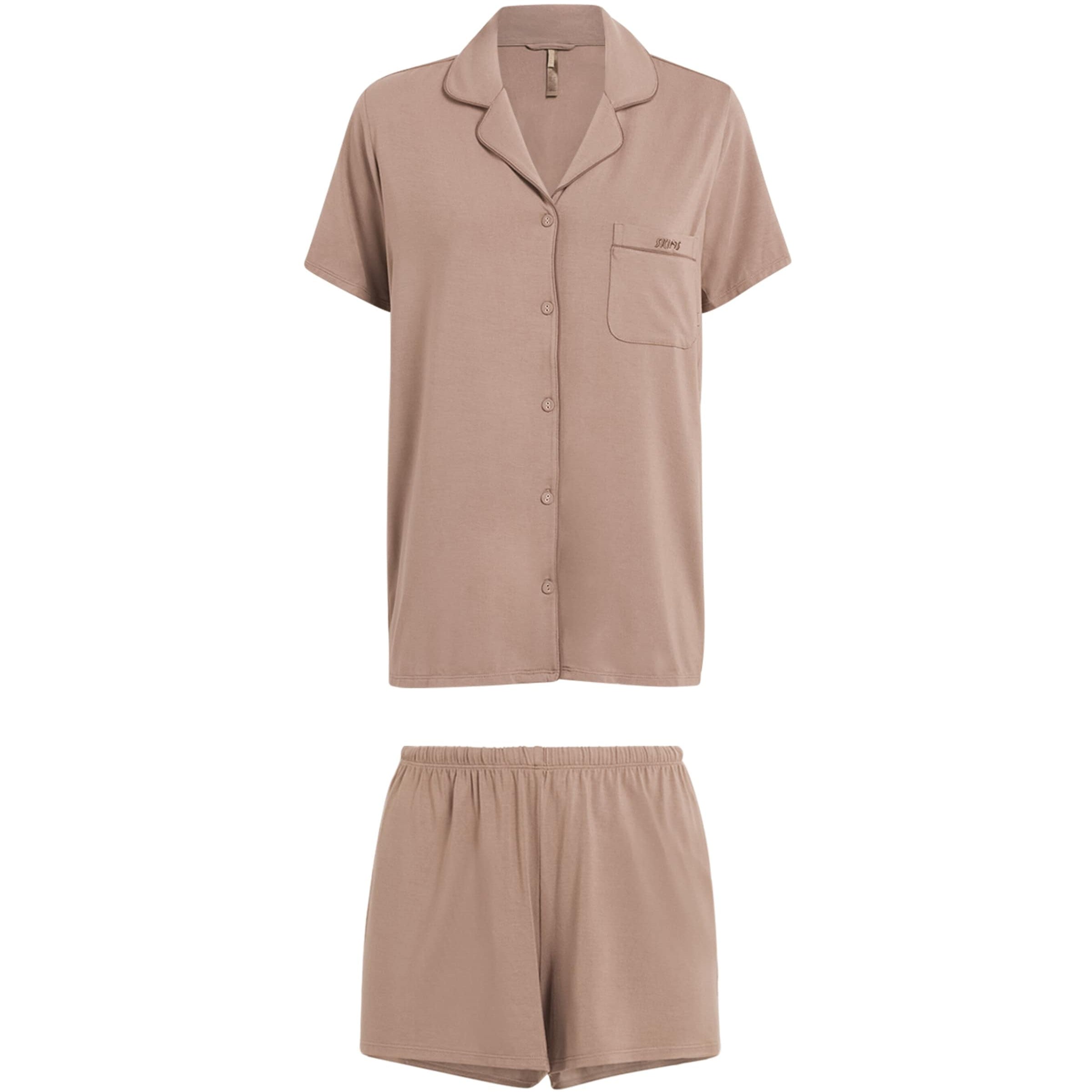 Grey Soft Lounge Short Pyjamas