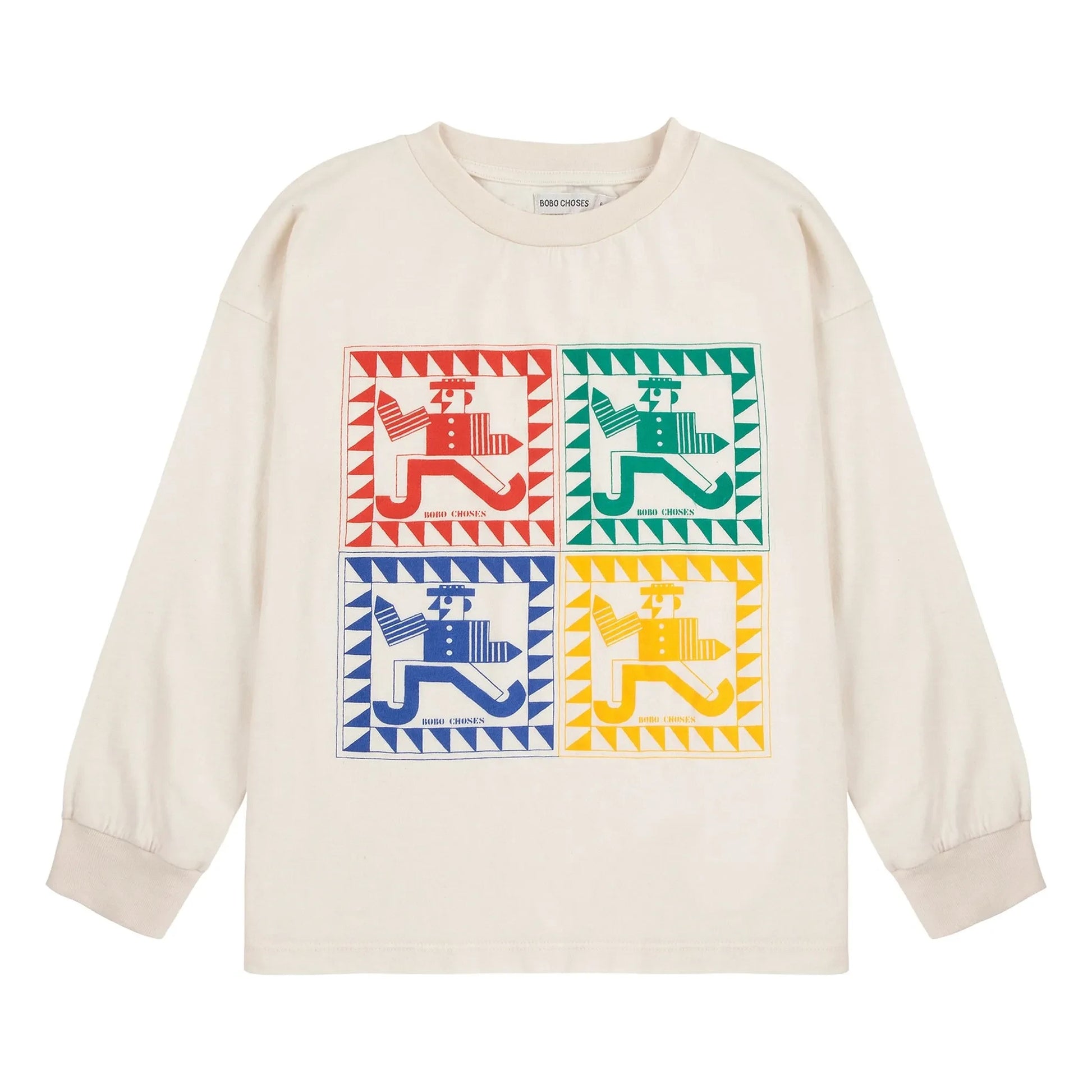 Bobo Choses - T-shirt Brushes Organic Cotton | Ecru