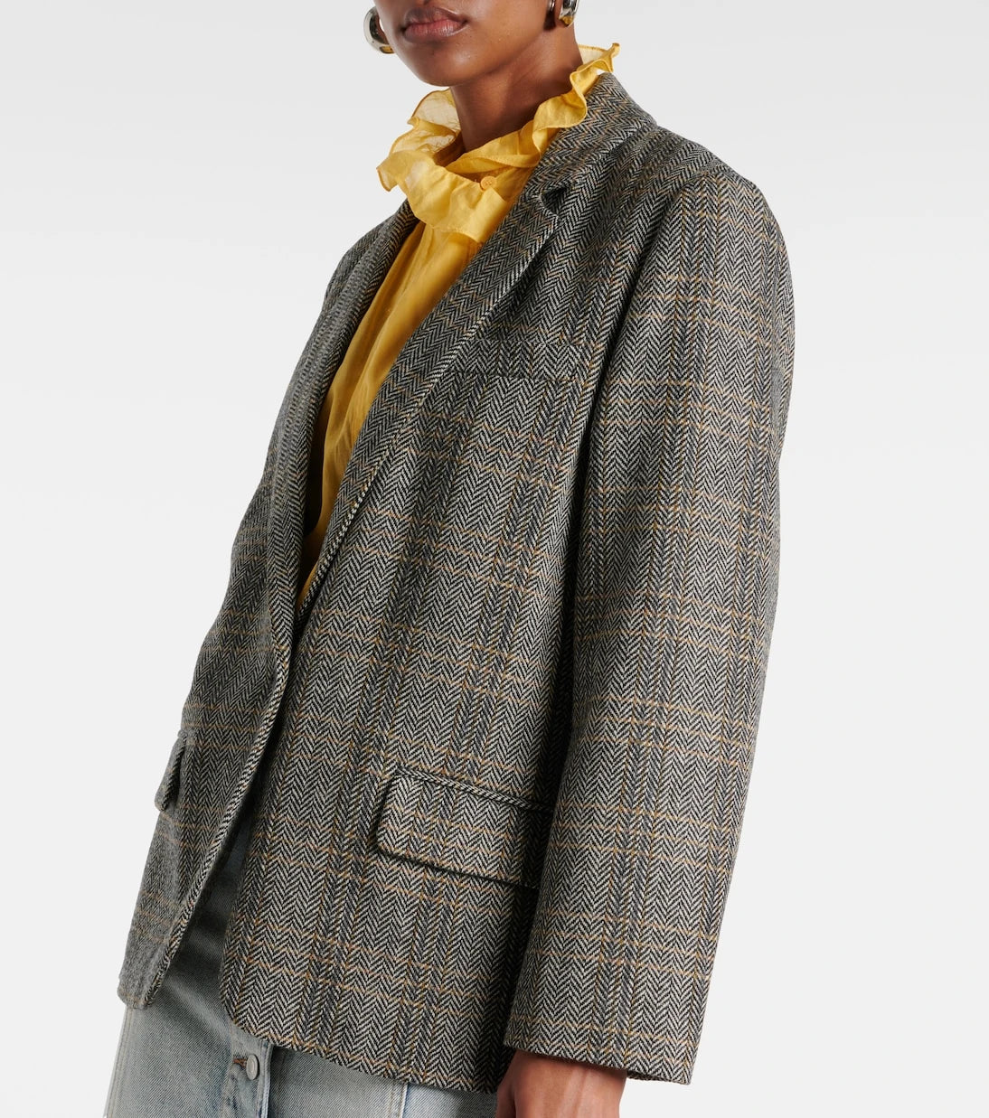 Marant Etoile - Charly checked wool blazer