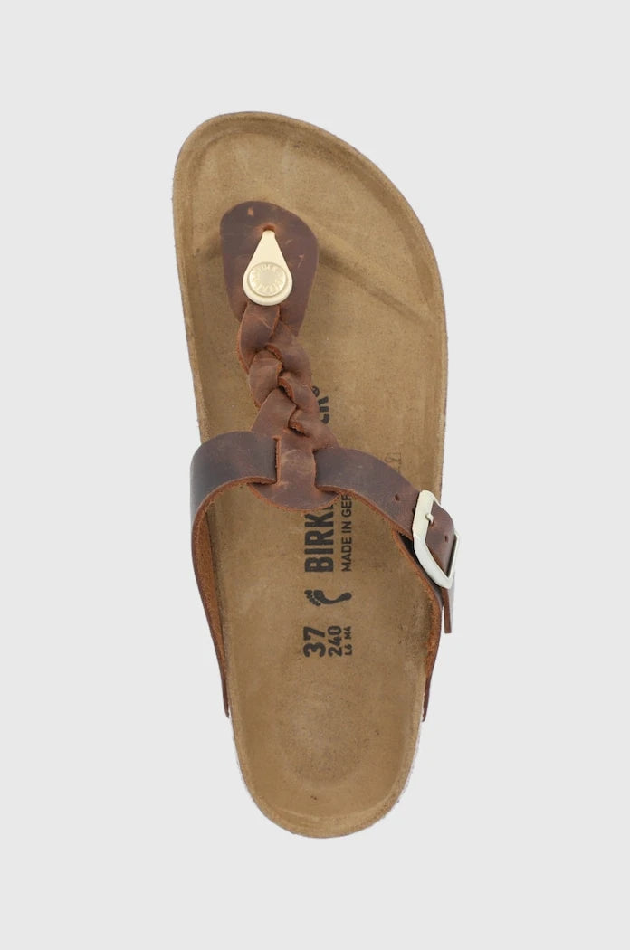 Кожени джапанки Birkenstock Gizeh