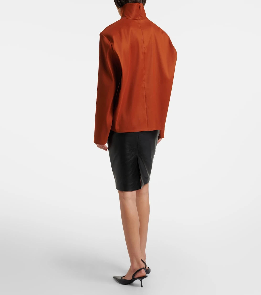 Saint Laurent - Silk-blend top