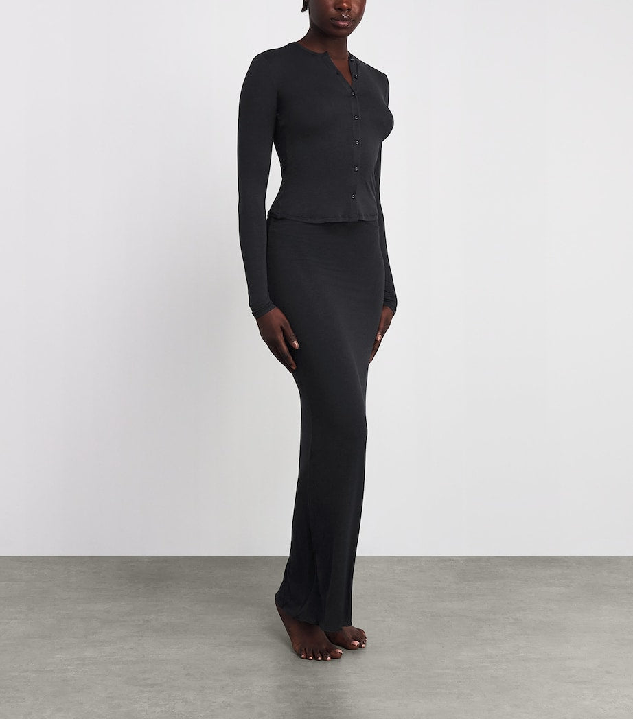 Sheer Modal Cardigan ONYX