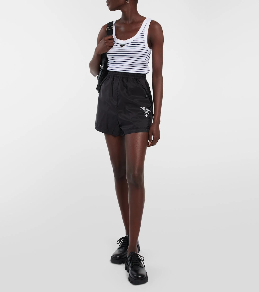 Prada - Re-Nylon high-rise shorts