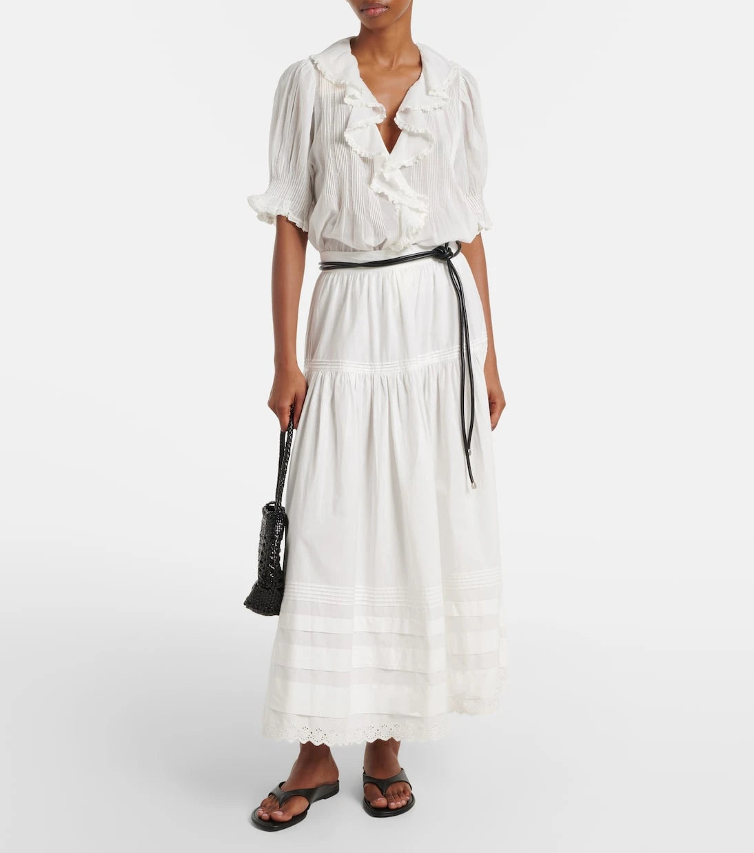 Dôen - Henri cotton voile top