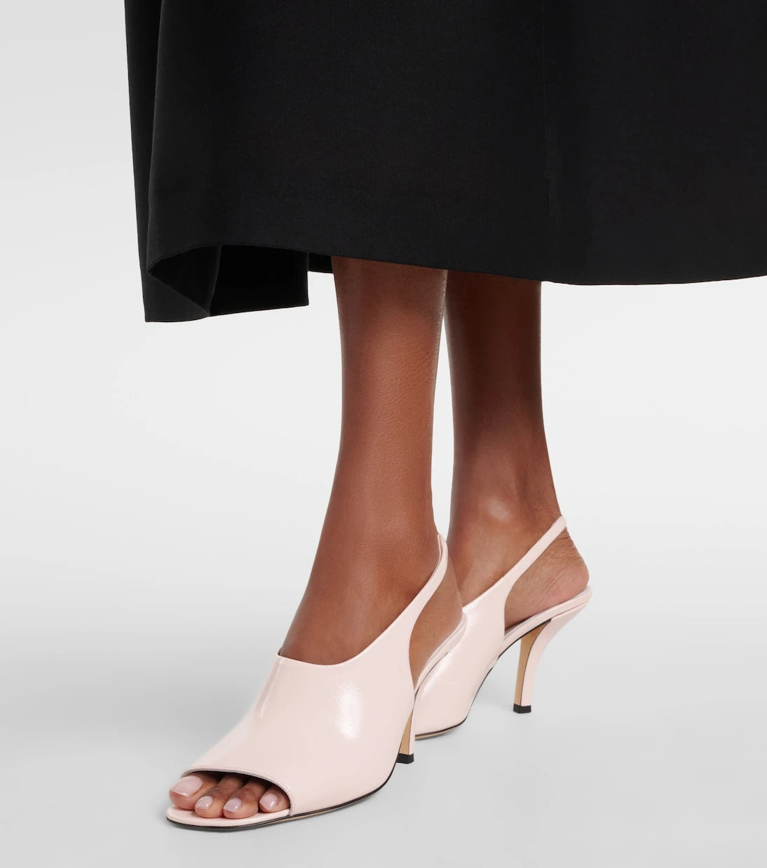Toteme - Leather slingback sandals