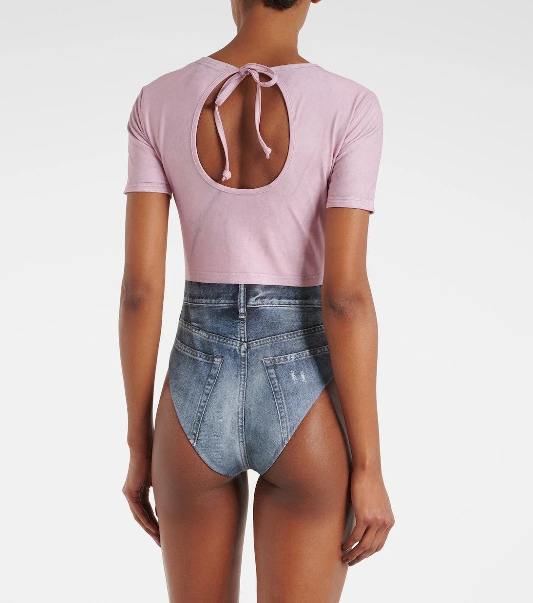 Acne Studios - Etee printed rashguard swimsuit