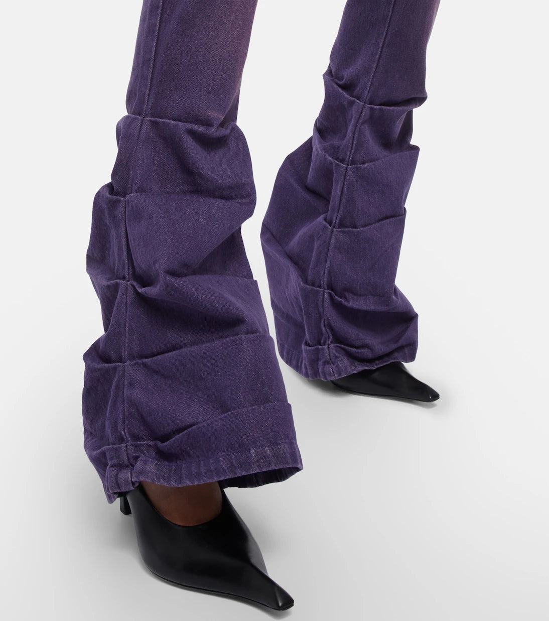 Didu - Gathered flared jeans
