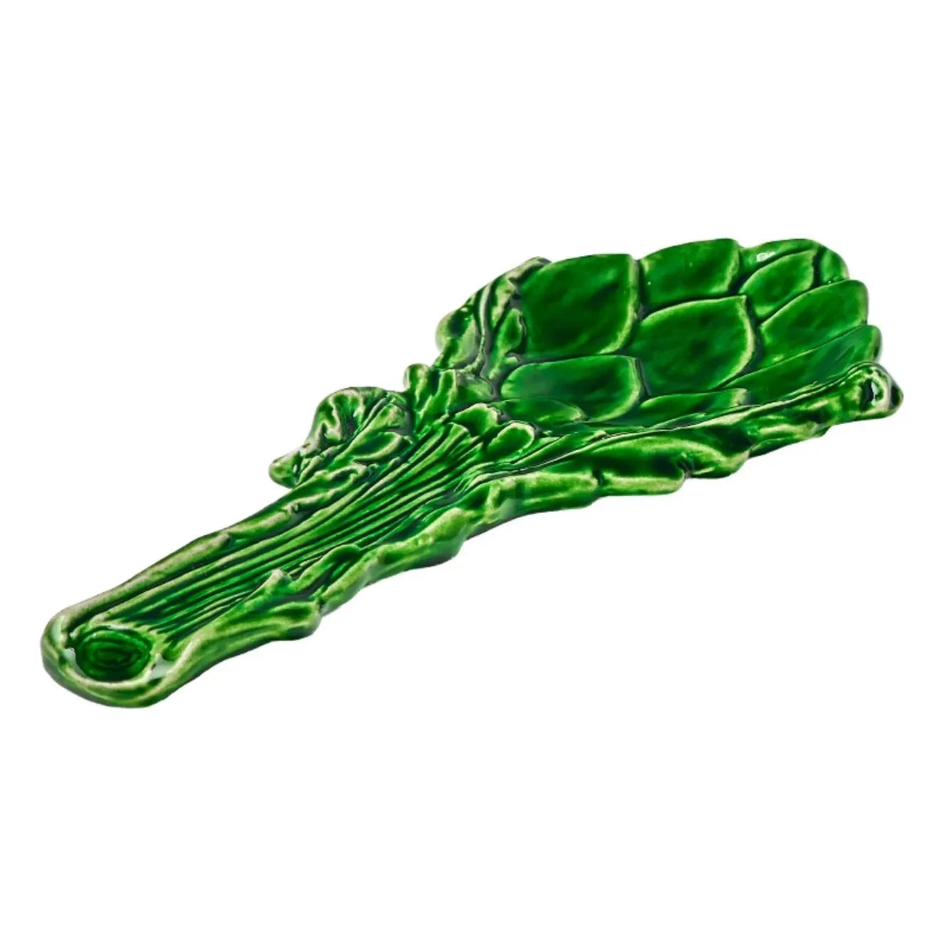 Bitossi - Carcifio artichoke ceramic spoon rest | Green