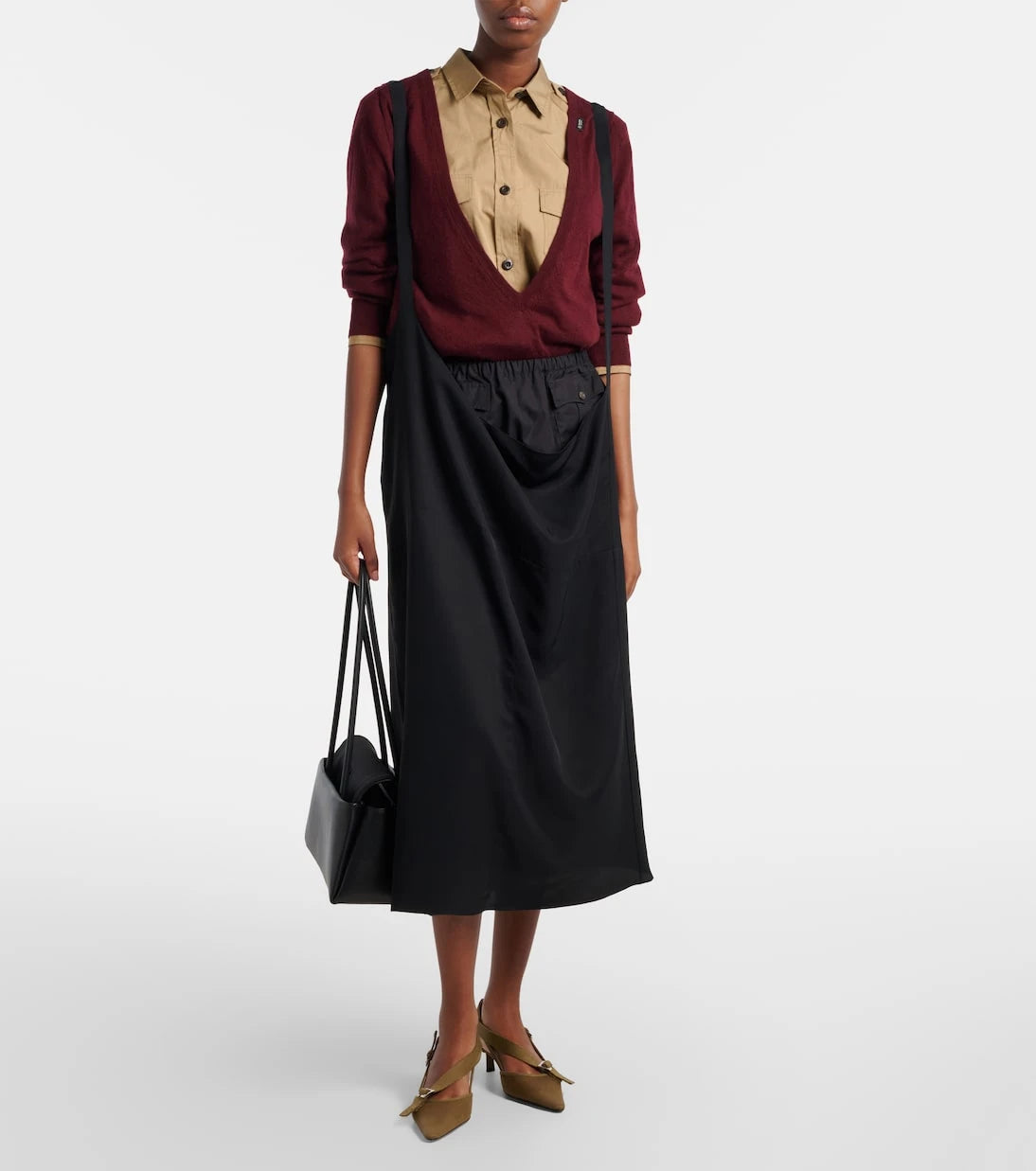 Prada - Prada Passage Medium leather shoulder bag