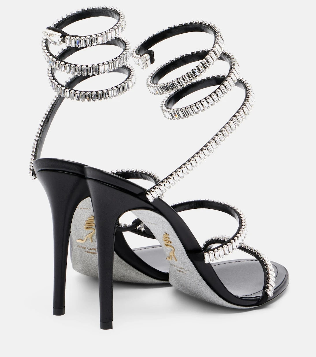 Rene Caovilla - Cleo Spark embellished leather sandals