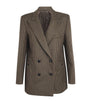 Blazé Milano Brown Virgin Wool Everynight Double-Breasted Blazer