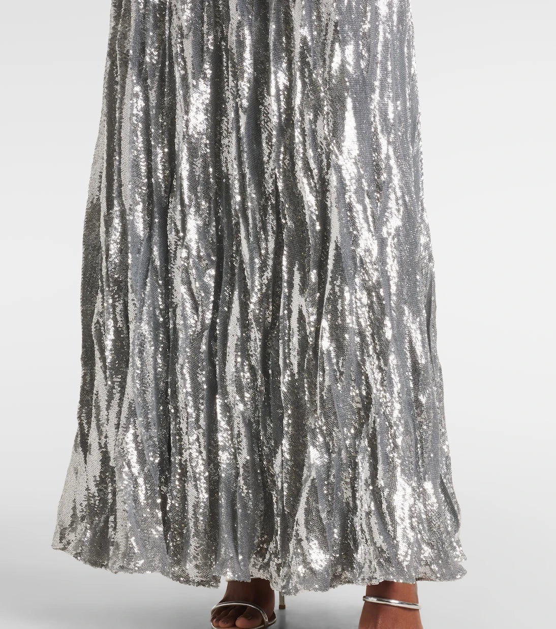 Marmar Halim - Sequined silk-blend gown