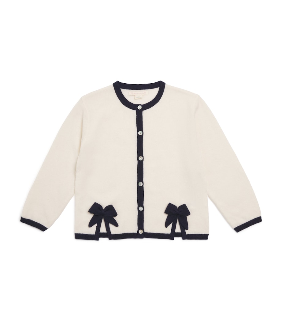Wool Bow Alette Cardigan (2-4 Years)