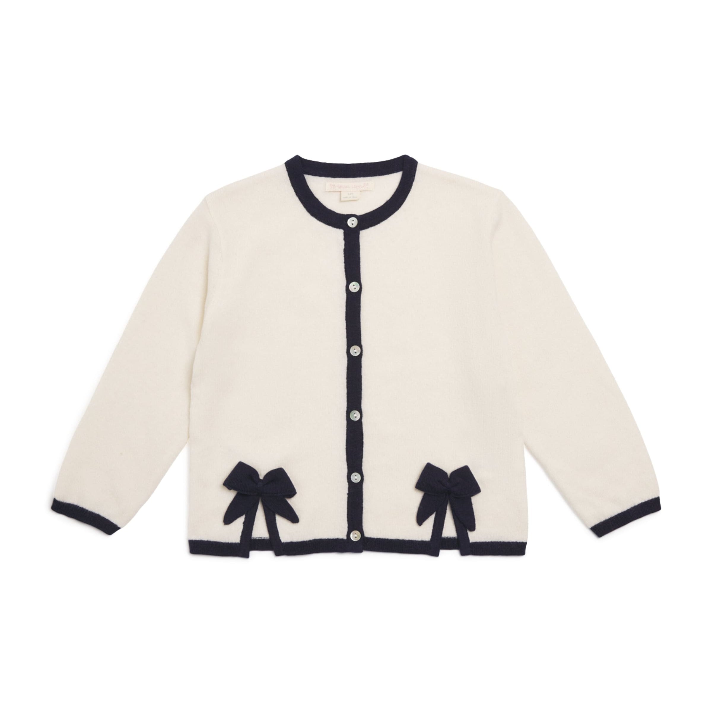 Wool Bow Alette Cardigan (5-10 Years)