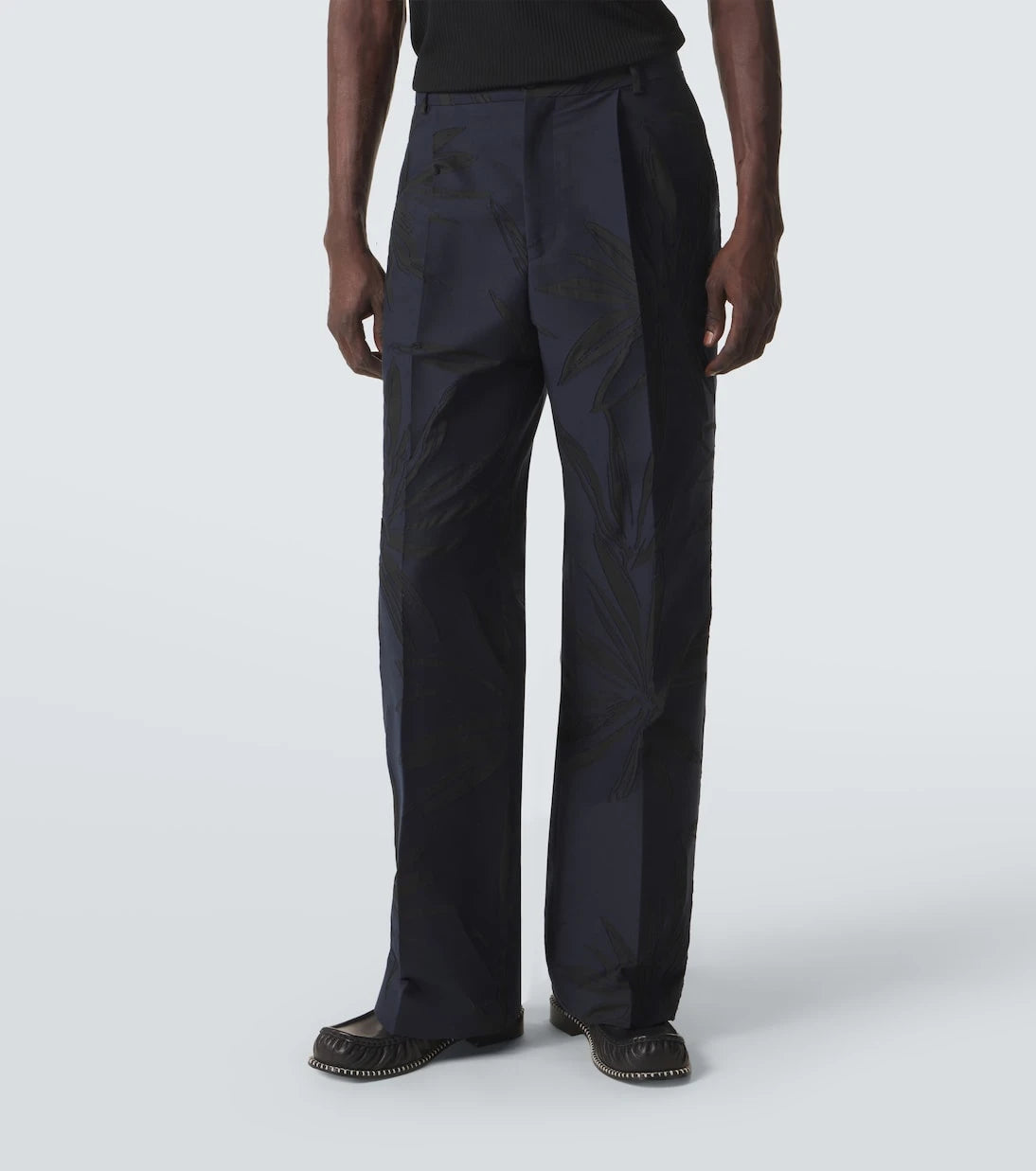Dries Van Noten - Floral cotton-blend straight pants