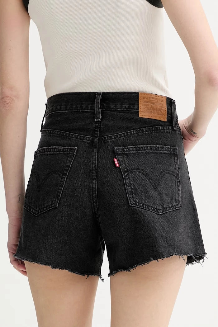 Levi's kadın denim kısa pantolon RIBCAGE A-LINE